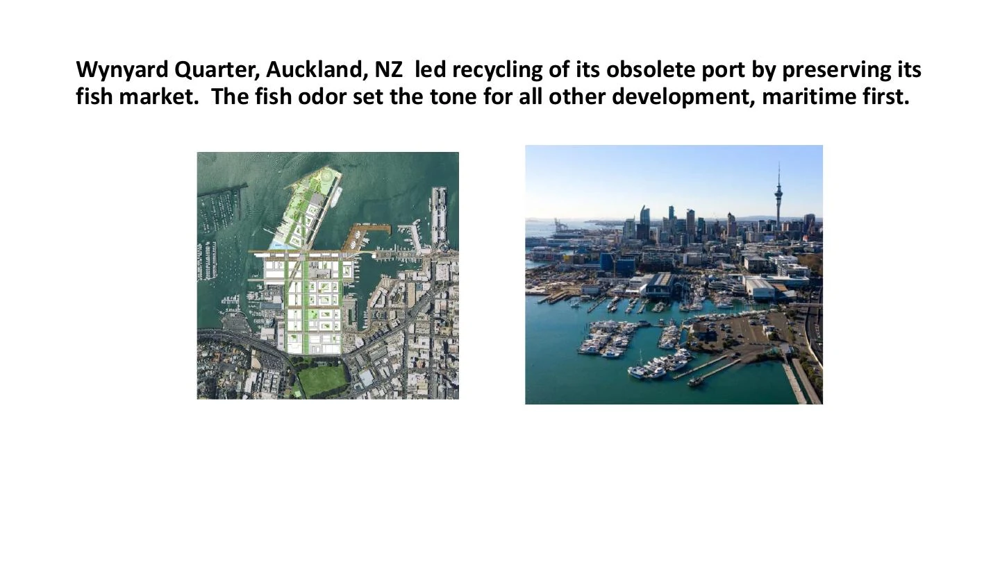 Slide 3: Wynyard Quarter, Auckland. Read the slide text below.